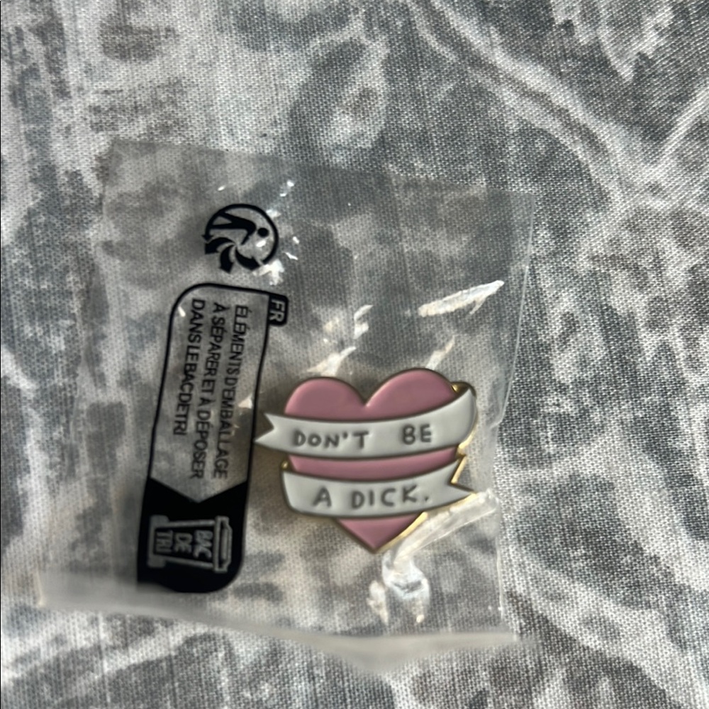 Pink Heart Enamel Pin